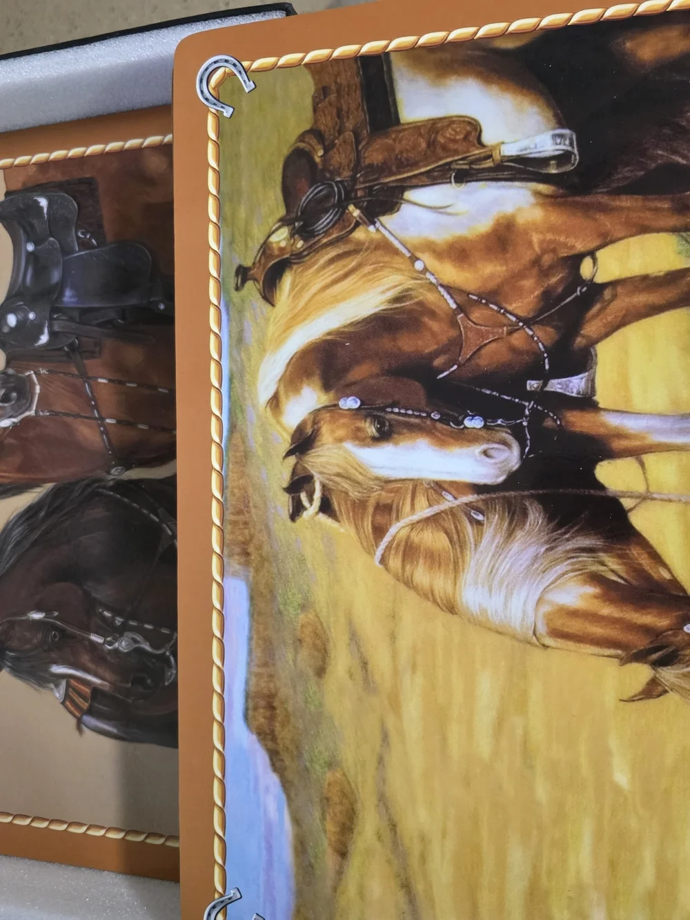 The Danbury Mint Horse Collector Coasters And Placemats - Horse Art